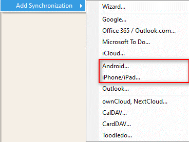 EPIM's synchronization options