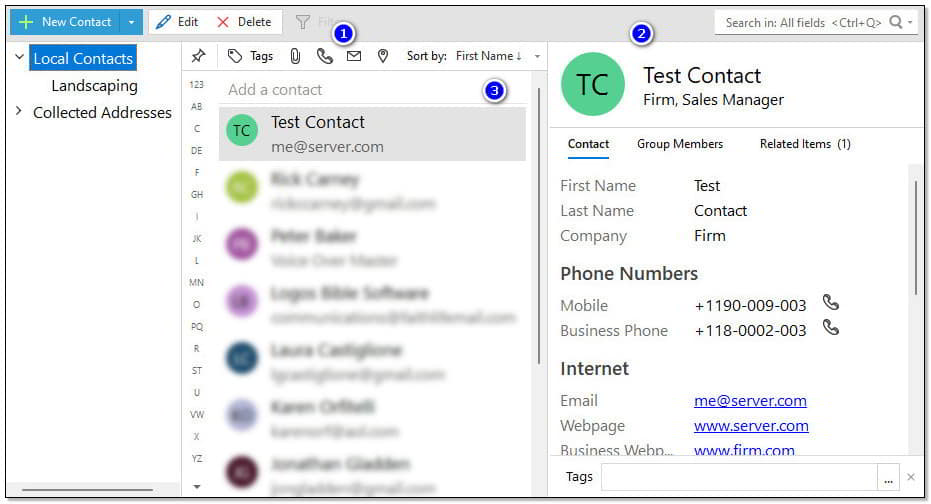A new layout Vertical View (People)