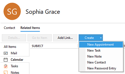 Create Entries from Related Items